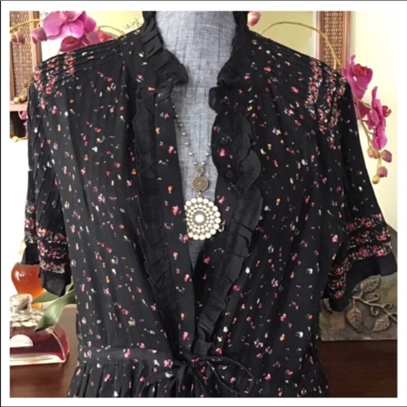 Free People Rare Feeling Ditsy Print Maxi.  NWT. - Picture 6 of 8